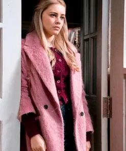 After Ever Happy 2022 Tessa Pink Wool Coat