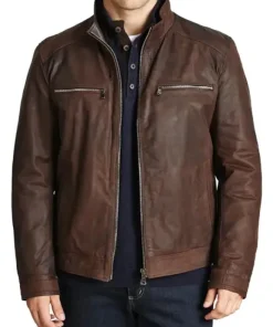Agents of Shield Grant Ward Brown Leather Jacket
