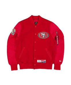 Alpha Industries Ma-1 49ERS Red Bomber Jacket