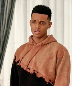 Bel-Air Jabari Banks Black And Brown Hoodie