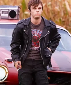 Brave the Dark Nathan Williams Black Leather Jacket
