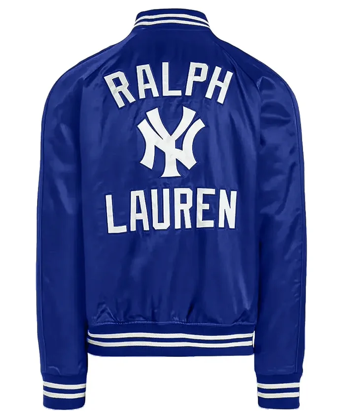 Ralph Lauren Dodgers Blue Varsity Jacket - Image 2