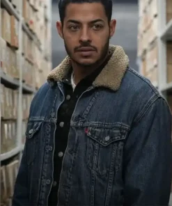 Daryl McCormack The Woman In The Wall Blue Denim Jacket