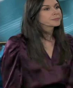 General Hospital Anna Devane Silk Shirt