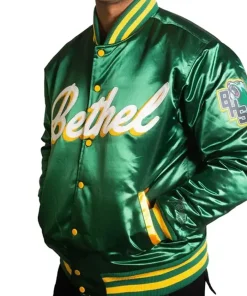 High School Bethel Iverson Green Varsity Jacket