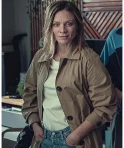 Home Sweet Home Alone Carol Mercer Brown Trench Coat