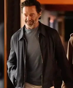 Hugh Jackman LA Dinner Date Black Jacket