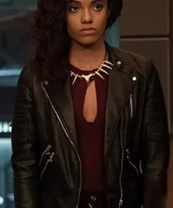 Legends Of Tomorrow Maisie Richardson-Sellers Black Leather Jacket