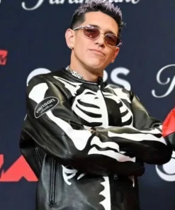 Lenny Tavárez 2025 MTV Video Music Awards Black Leather Jacket