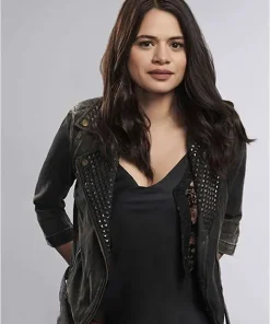 Melonie Diaz Charmed Mel Real Leather Jacket