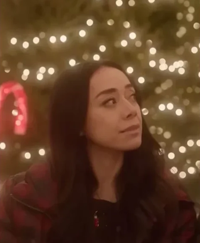 Aimee Garcia Christmas with You Puffer Jacket - Image 2