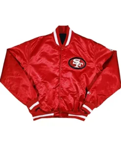 NFL San Francisco 49ers Satin Varsity Jacket