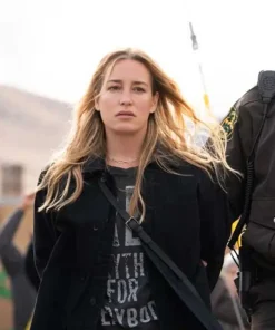 Yellowstone Summer Higgins S04 Black Long Coat