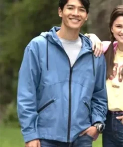 Power Rangers Dino Fury Ollie Akana Blue Cotton Jacket