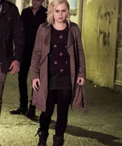 Rose McIver iZombie Brown Mid-Length Coat