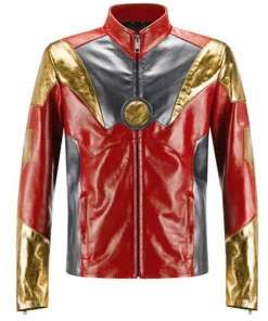 Spider-Man Homecoming Tony Stark Multicolor Leather Jacket
