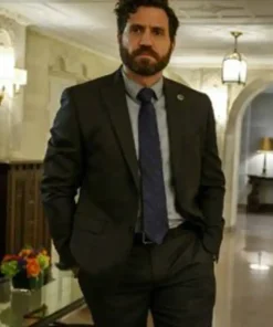 The Undoing Edgar Ramírez Grey Blazer