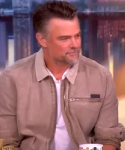 The View 2025 Josh Duhamel Brown Faded Cotton Jacket