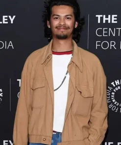 Xolo Maridueña Cobra Kai Event Brown Cotton Jacket