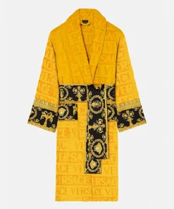 Yellow Versace Robe