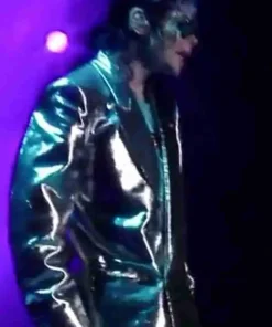 Michael Jackson This Is It Silver Blazer